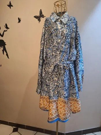 Robe chemise imprimée
