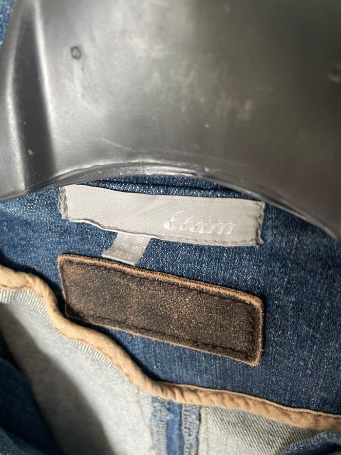 veste en jean vintage // Etam // M - photo numéro 4