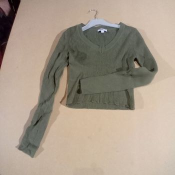 Top manche longue kaki  taille S