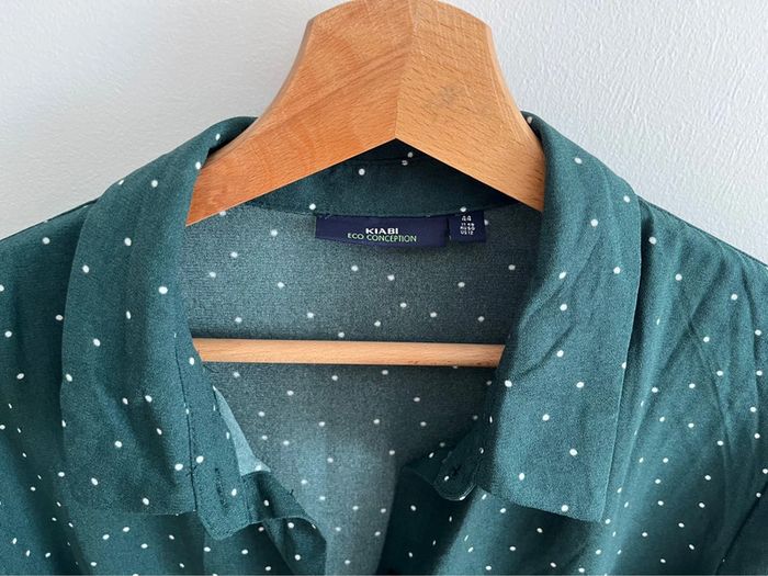 Robe vert sapin femme taille 44 neuve - photo numéro 3