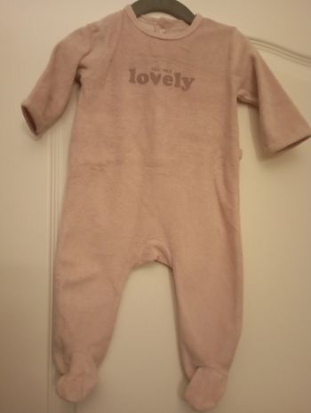 Pyjama velours 6 mois 