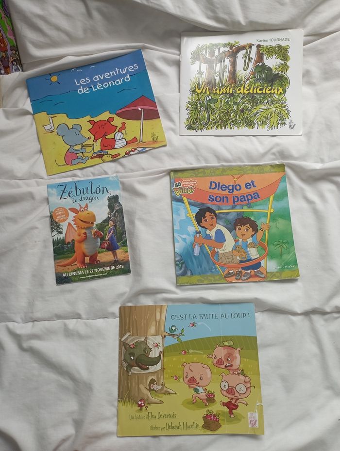 Lot 5 livres enfant 1€5