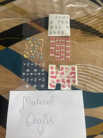 Lots de stickers pour ongles