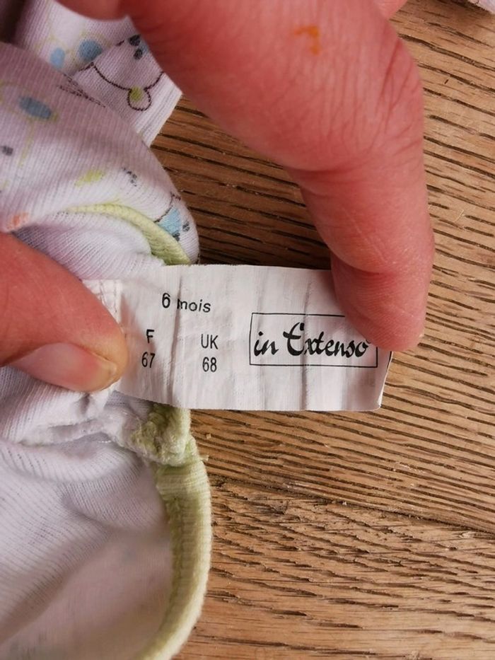 Lot 4 bodies dont 3 MC 6 mois - photo numéro 11