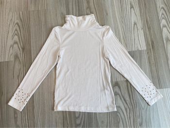 Col roulé blanc étoiles orchestra 6 ans