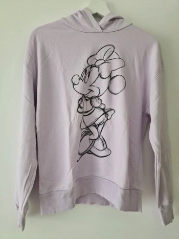Sweatshirt à capuche mauve Minnie Disney XS