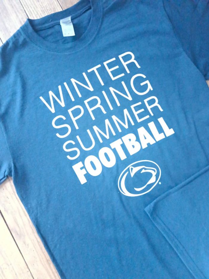 T-shirt manches courtes winter spring Summer penn state football M - photo numéro 2