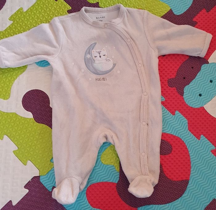Pyjama velours 1 mois