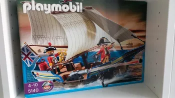 Playmobil - Navire des soldats britanniques 5140