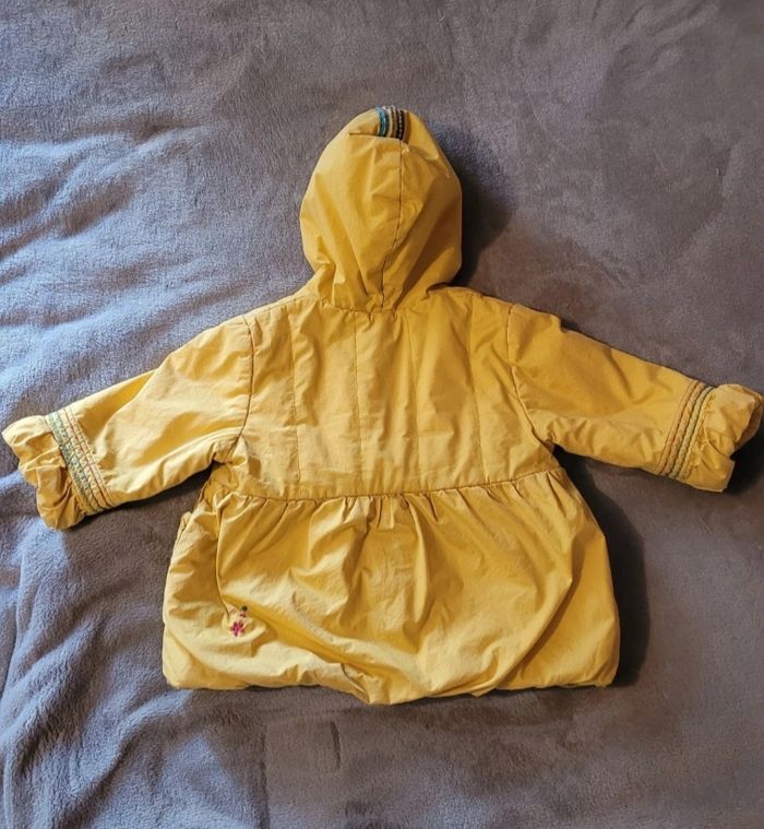 Manteau hiver Bébé fille 18 mois Catimini Jaune - photo numéro 3