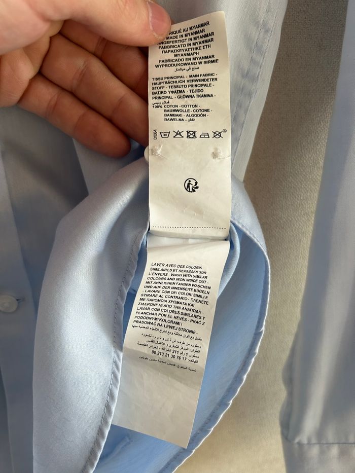 Chemise Devred extra slim fit bleu clair S (46 x 73 cm) - photo numéro 4