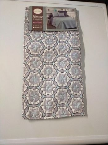 Housse de coussin matelassée