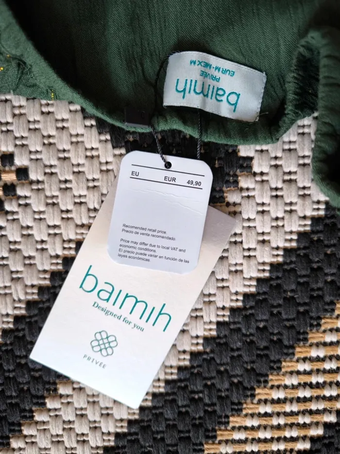 Top vert Baimih Taille M  Neuf avec étiquette - photo numéro 4