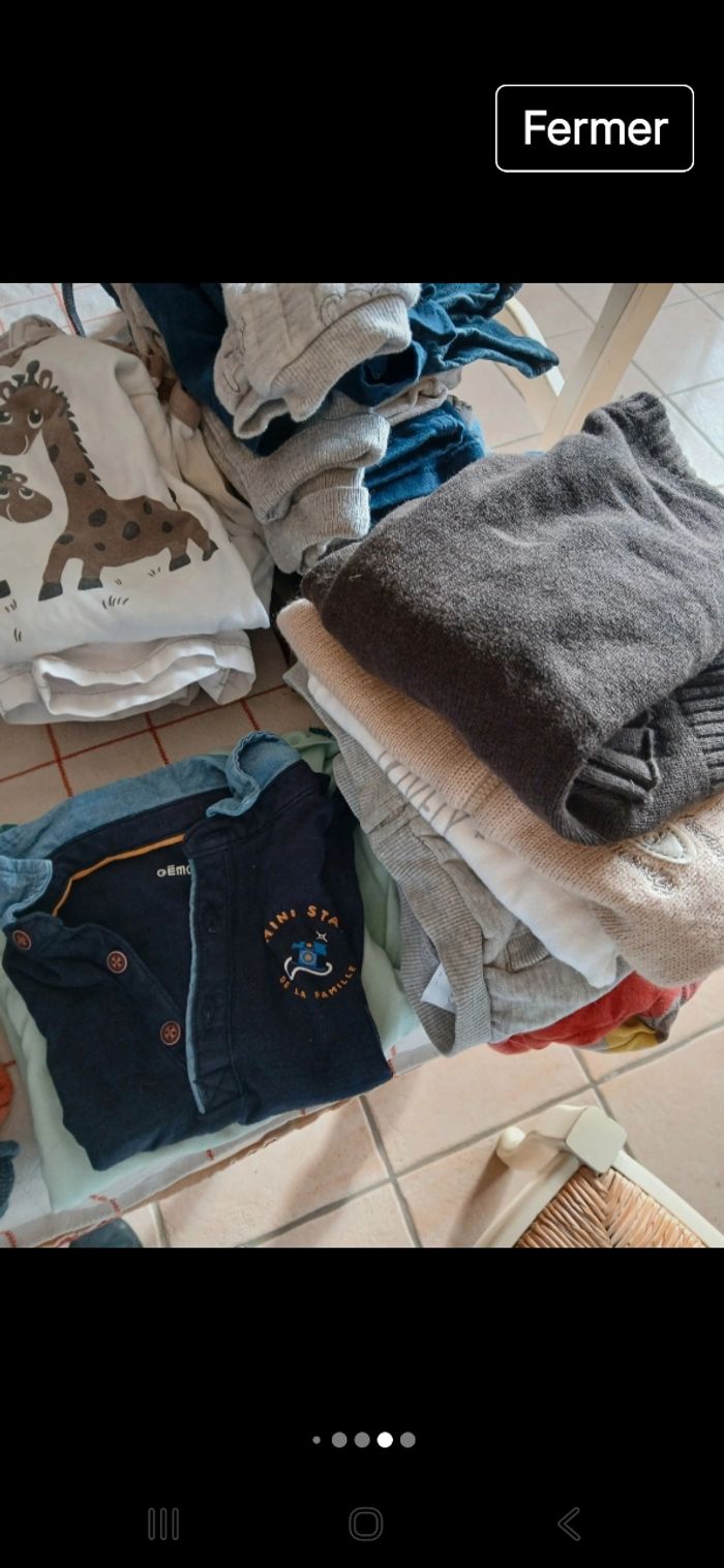 Lot 69 vêtements 9 mois - photo numéro 7