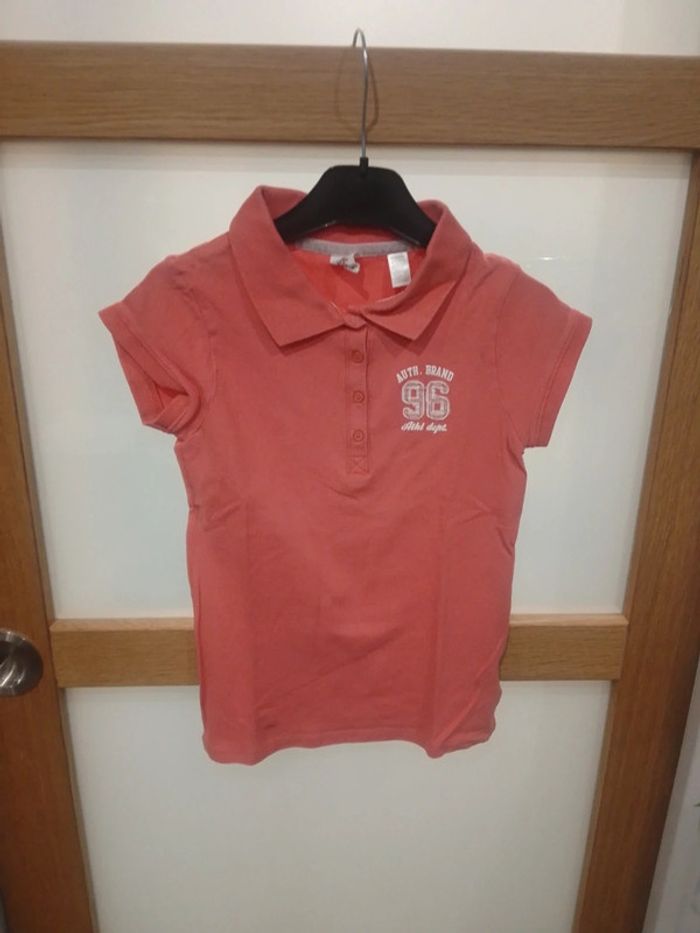 T-shirt manches courtes Polo Fille 10 ans