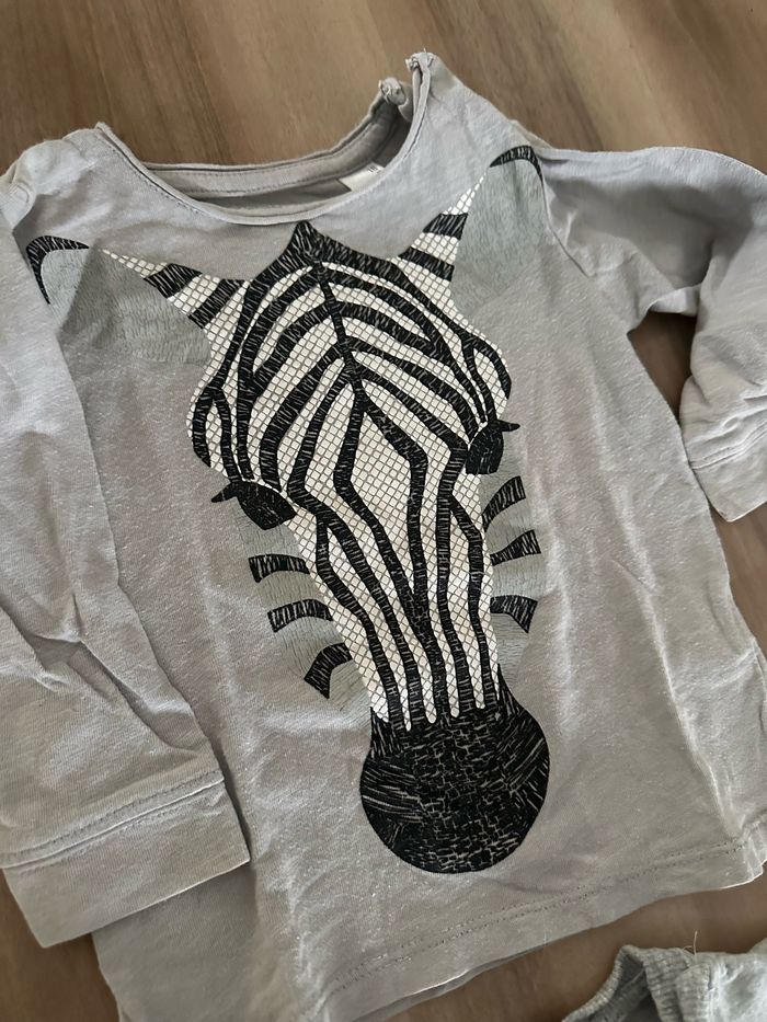 Lot de 5 T-shirts manches longues taille 18 mois - photo numéro 3