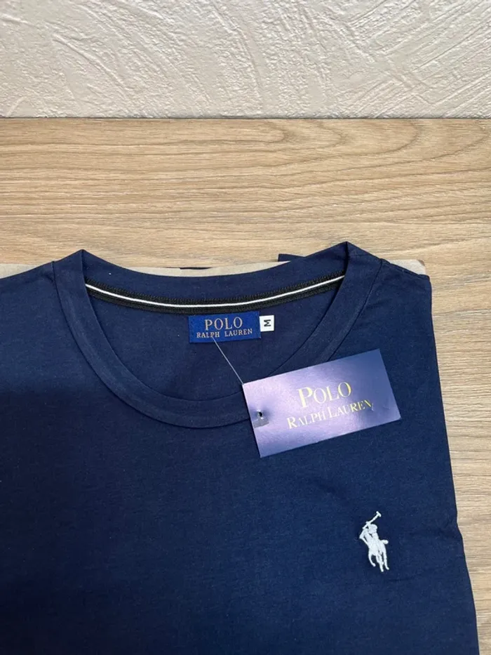 Ralph Lauren – T-shirt bleu marine – Taille M – Neuf - photo numéro 2