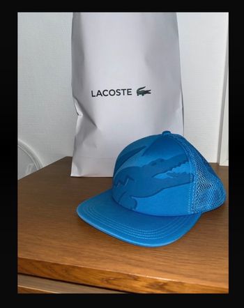 Casquette Lacoste RK2122 Bleue Authentique