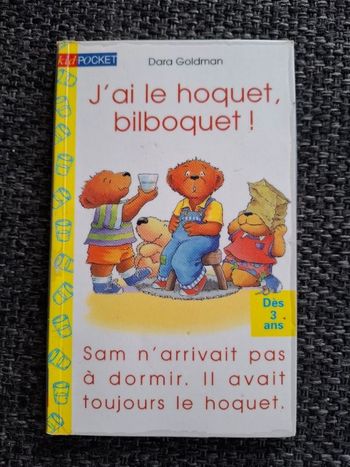 Livre J'ai le hoquet, bilboquet en bon état