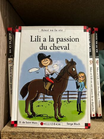 Livre Lily à la passion du cheval