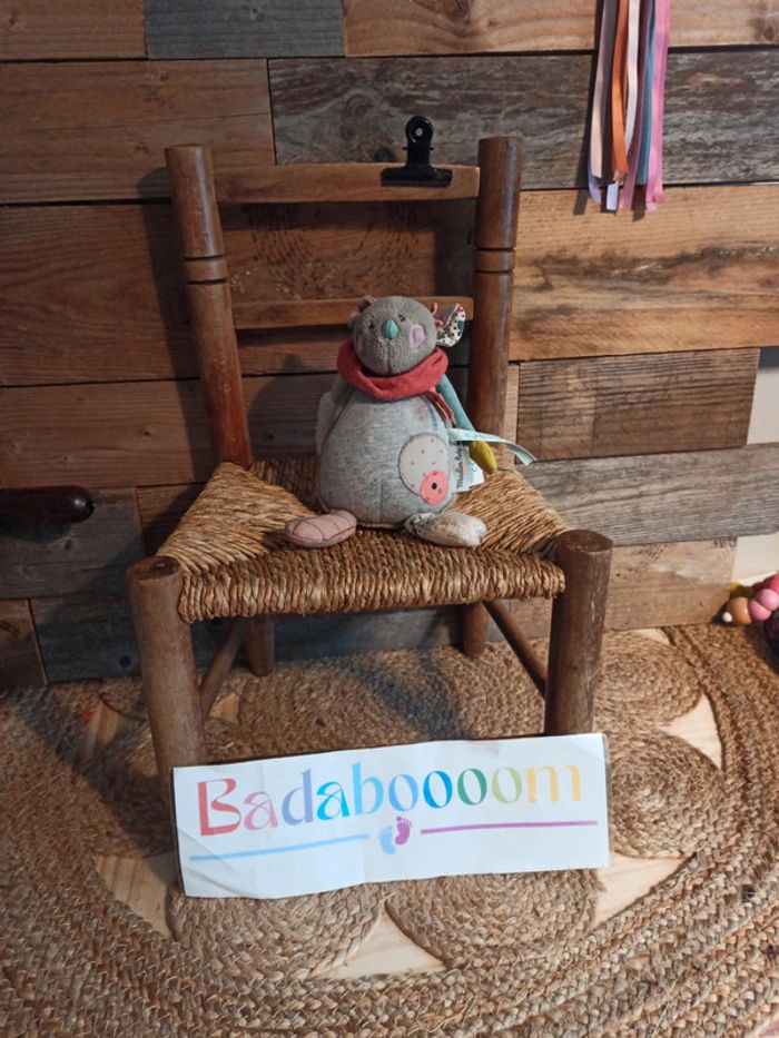 Peluche souris musicale Moulin roty tbe