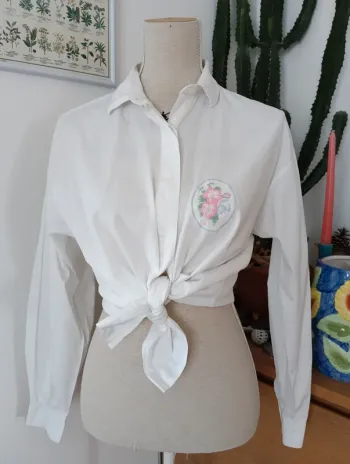 Chemise blanche vintage