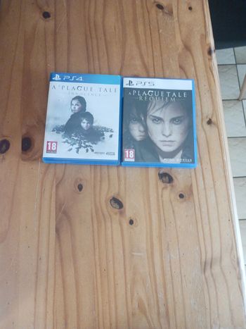 Jeux ps4 plague tale innocence/ requiem ps5