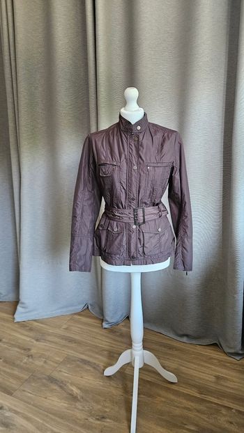 Veste imperméable marron glacé, taille S, Zara