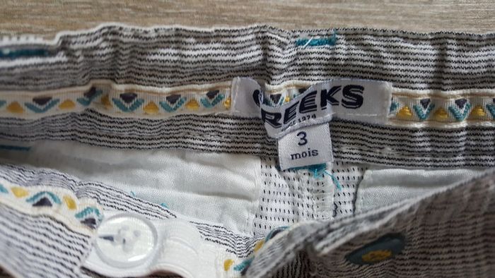 Short bébé garçon 3 mois - photo numéro 2