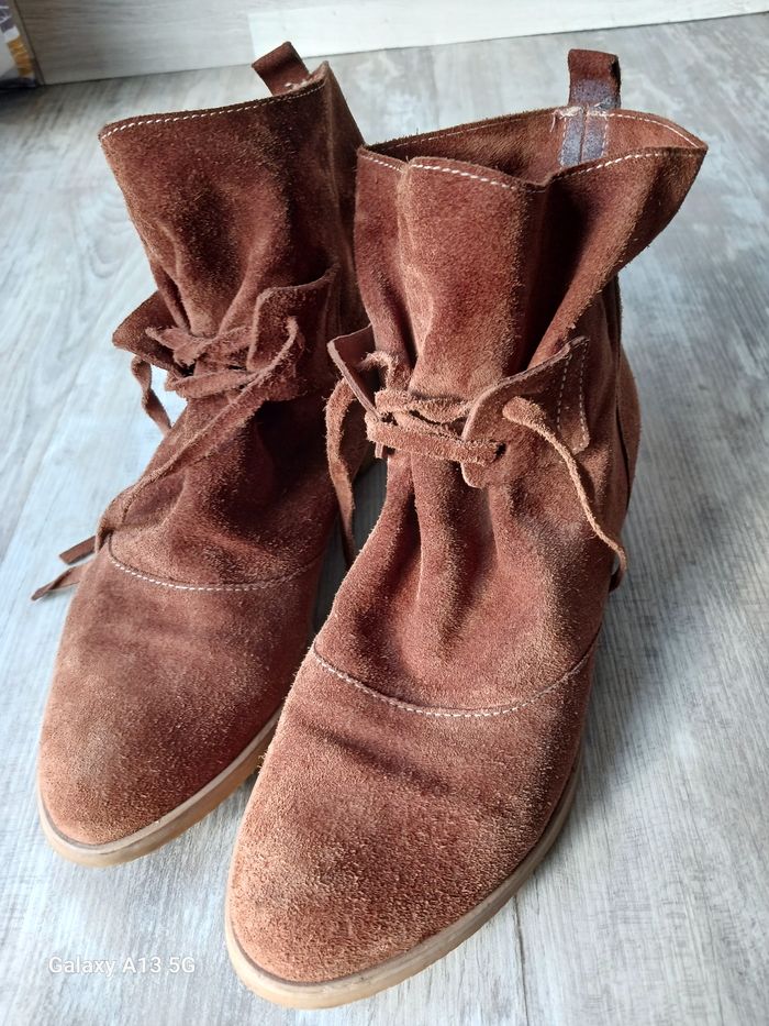 Bottines daim San marina