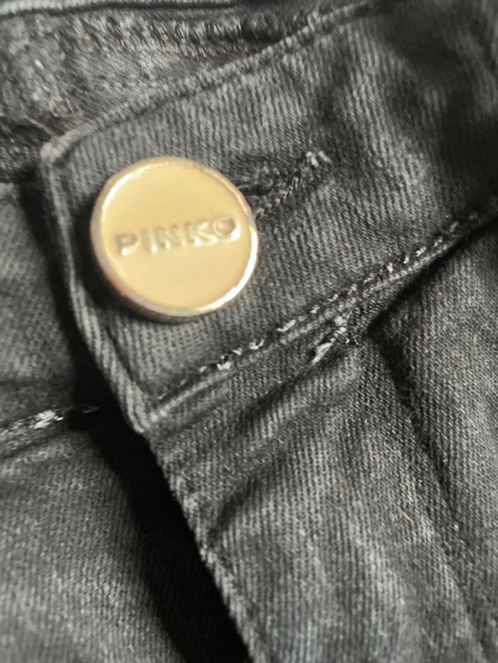 Jeans stretch slim clouté très rock Pinko - photo numéro 2