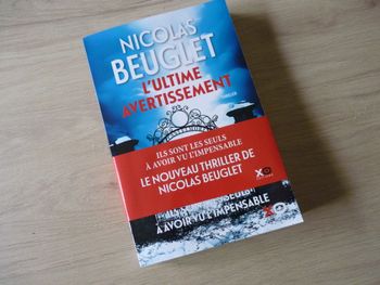 livre l'ultime avertissement nicolas beuglet thriller neuf