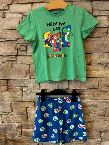 Pyjashort Super Mario taille 5-6 ans