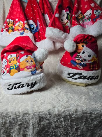 Bonnets de Noël personnalisables