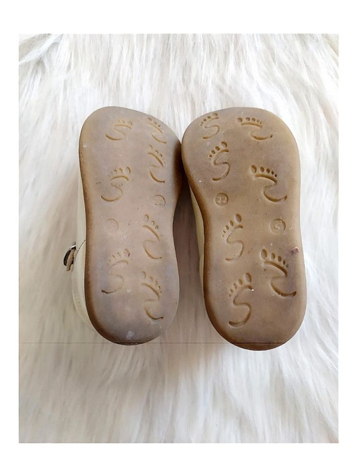 Chaussures bébé salomé montantes en cuir verni style rétro vintage printemps été - photo numéro 7