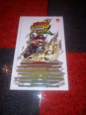 Carte VIP Mario Strickers Football Wii