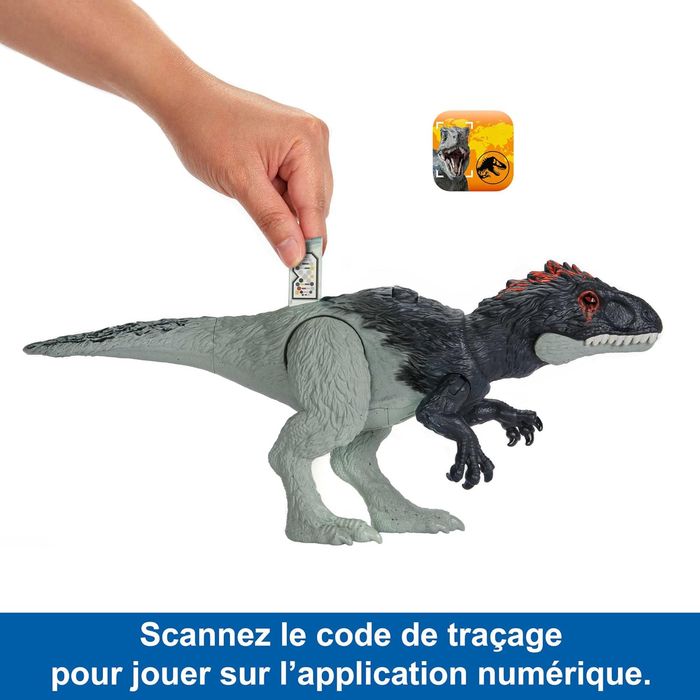 Dinosaure Eocarcharia Rugissement Féroce avec Son hlp17 Jurassic World Dino Trackers - photo numéro 4