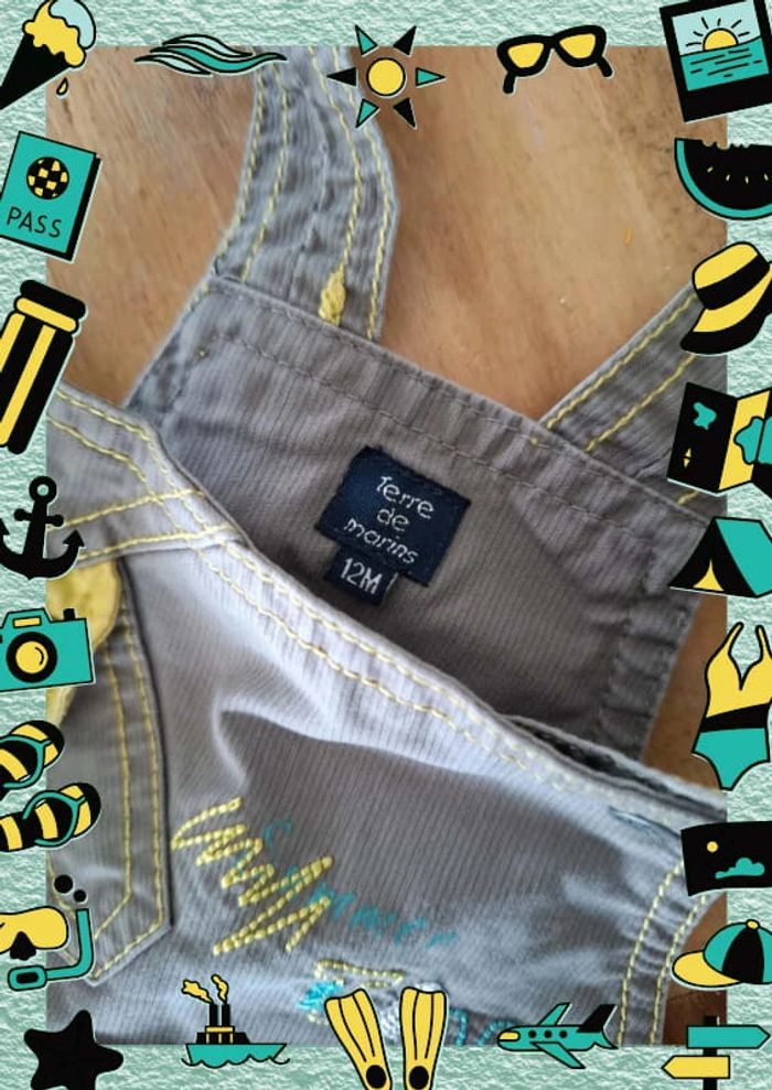 Salopette short 12 mois - photo numéro 4