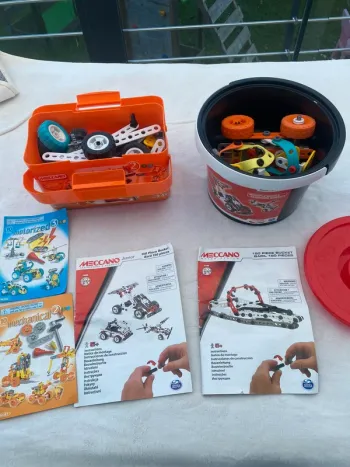 Lot mecano junior mechanical 2 (493 pièces )
