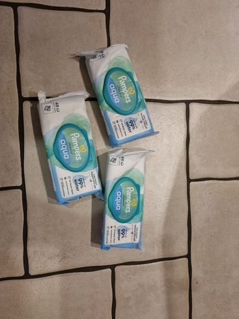 1 lot de 20 lingettes pompiers harmonie aqua 