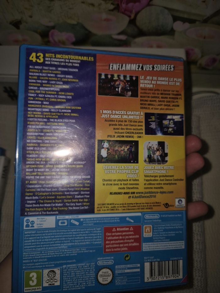 Just dance 2016 wii U neuf sous blister - photo numéro 4