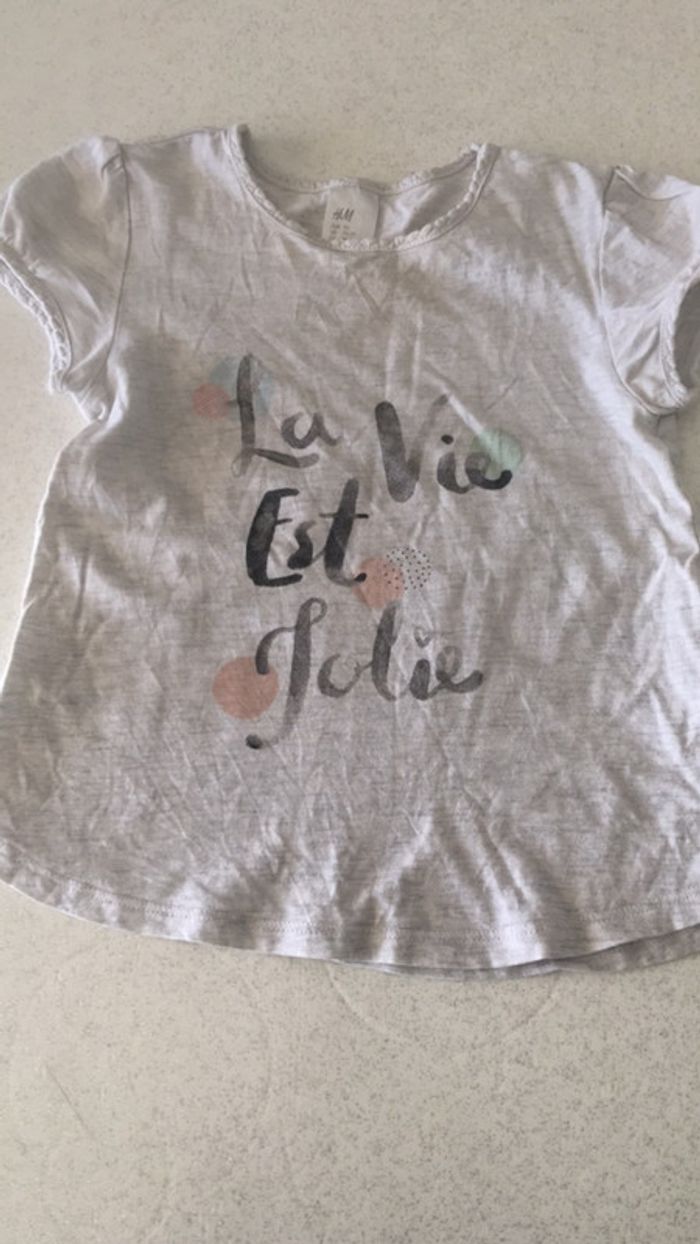 T-shirt 2 ans fille