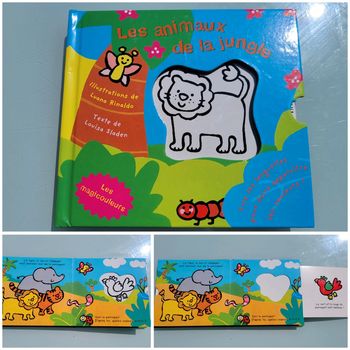 Livre animé à languettes Les Magicouleurs 🦁 Les Animaux de la Jungle 🐅 71