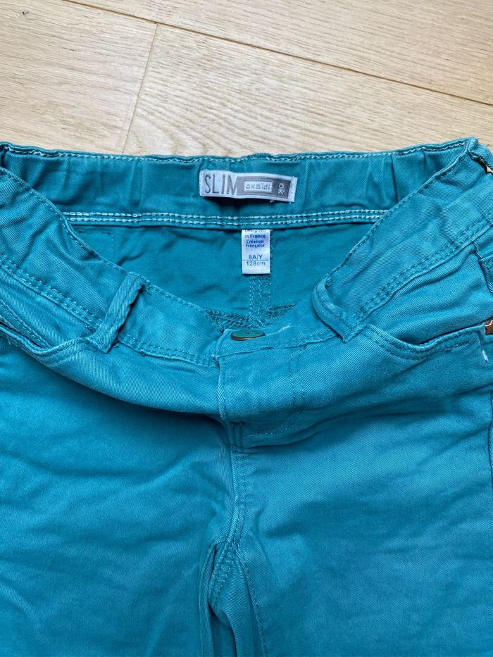 Pantalon jean slim Okaidi 8 ans - photo numéro 2