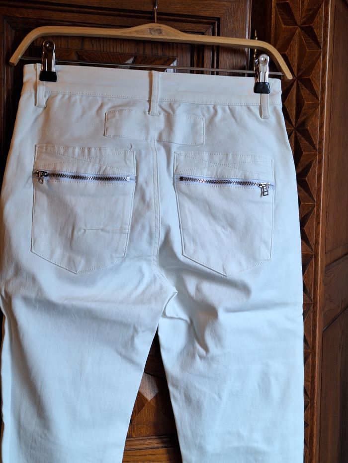 Jeans huile blanc casse Mino du sud taille M neuf - photo numéro 9