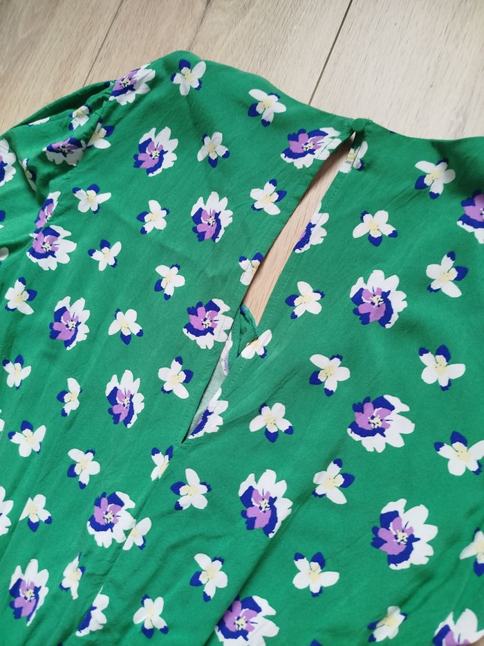 Combishort vert imprimé fleuri 36 - photo numéro 5