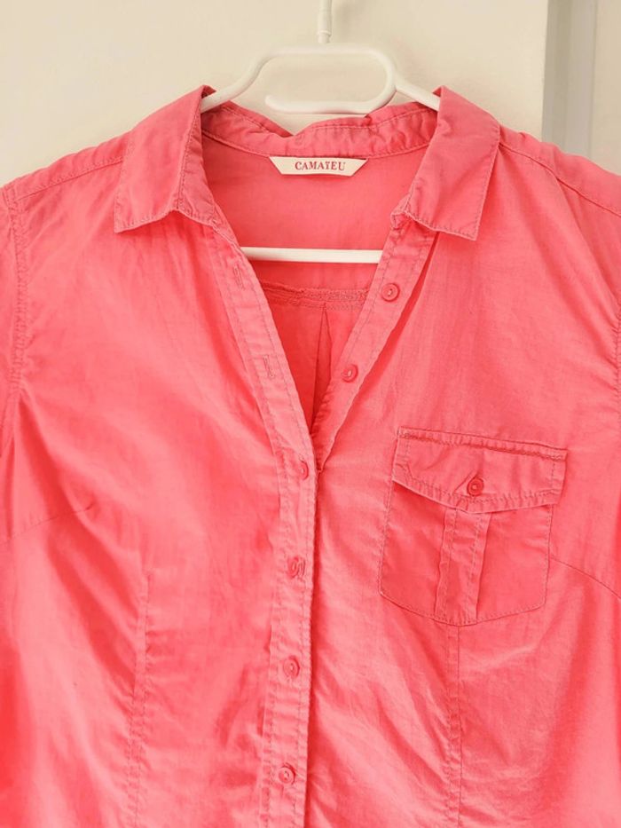 Chemise Femme Manches Courtes Camaïeu – Taille XS - photo numéro 2