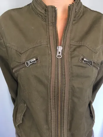 Veste kaki femme