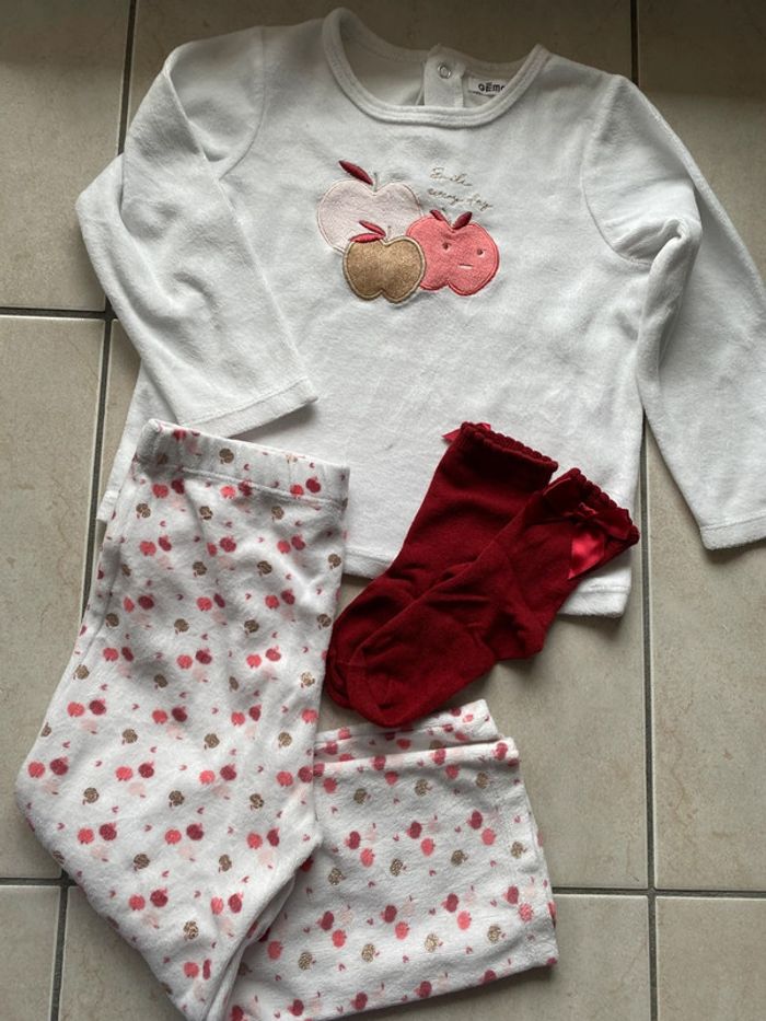 Pyjama velours 2 pièces Gemo 36 mois - photo numéro 3