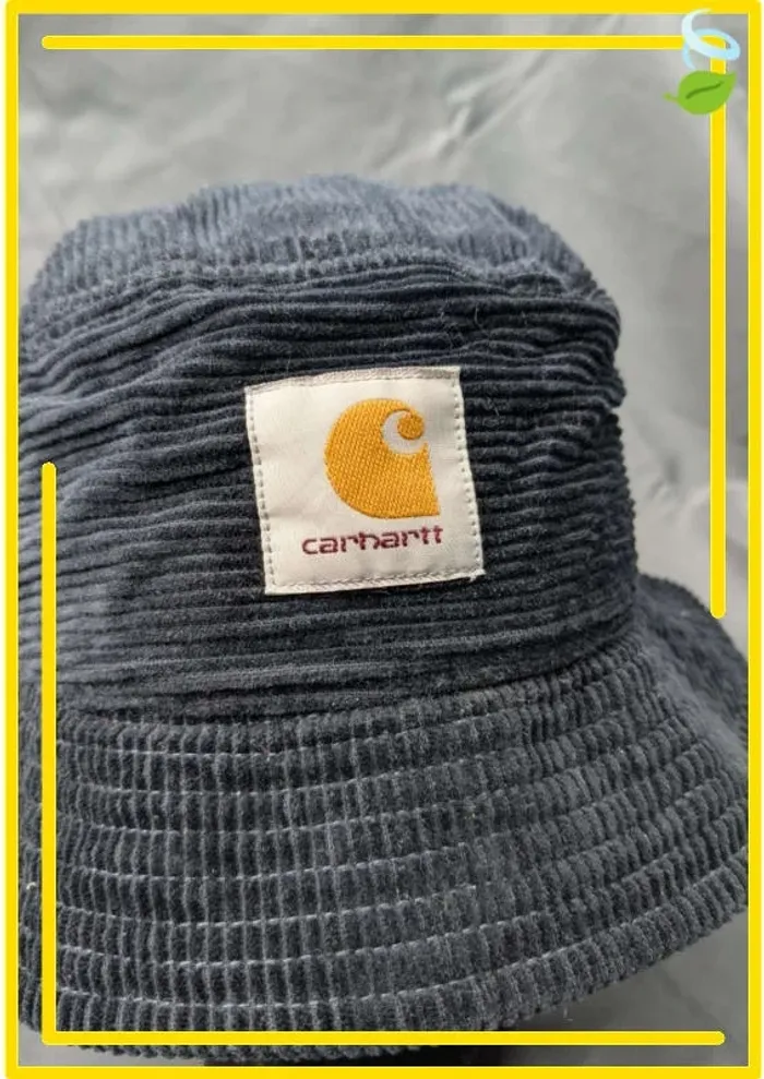 🧢 Bob Carhartt WIP en velours – Pour tête stylée uniquement - photo numéro 2